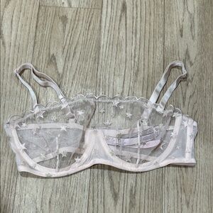Victoria's Secret Sheer Pink Bra